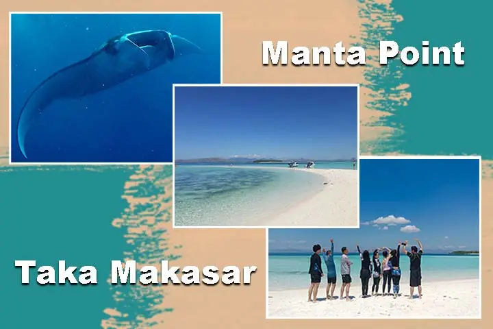 manta point and taka makasar