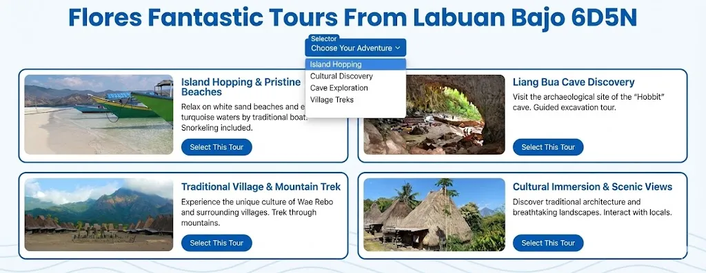 Flores Fantastic Island Tours Labuan Bajo
